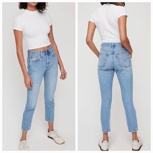 NWOT Levi's 29 Indie Sleeze Modern Contemporary 90s Button Fly 501 Skinny Jeans